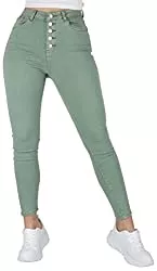 Giralin Jeans Giralin Damen Jeans Casual High Waist 5-Pocket-Style Hose Übergrößen