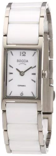 Boccia Uhren Boccia Damen-Armbanduhr Ceramic Analog Verschiedene Materialien 3201-01