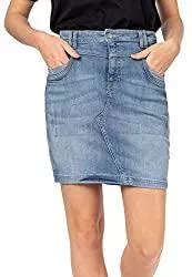 Sublevel Röcke Sublevel Damen Stretch Denim Mini Rock Basic Jeans