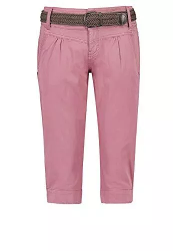 FRESH MADE Hosen FRESH MADE Damen Capri-Hose mit Gürtel im Chino Stil