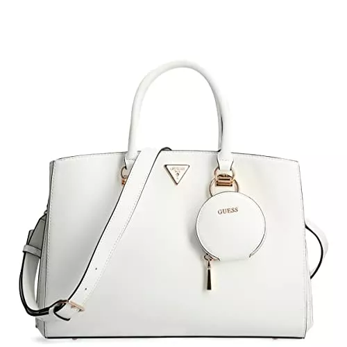 Guess Taschen & Rucksäcke Guess Borsa donna Alexie lrg girlfriend satchel 3 comparti light bianco BS22GU165 VG841607