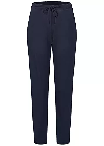 Seventyseven Lifestyle Hosen Seventyseven Lifestyle Damen Sommer Stoffhose Tunnelzug 2-Pockets schwarz