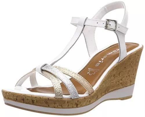 Tamaris Sandalen & Slides Tamaris 1-1-28003-22 Damen Sandaletten,Sandaletten,Sommerschuhe,offene Absatzschuhe,hoher Absatz,feminin