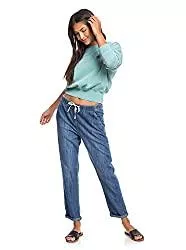Roxy Jeans Roxy Damen Denim Pants Slow Swell - Elastische Jeans mit Relaxed Fit für Frauen