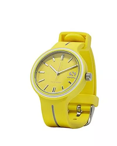 SOLO TEMPO Uhren Superga-Frauen-nur Zeit-Gelb-Uhr STC032