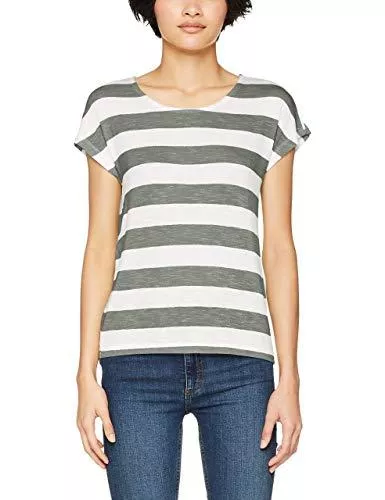 VERO MODA T-Shirts VERO MODA Damen Vmwide Stripe S/L Top Ga Noos T-Shirt