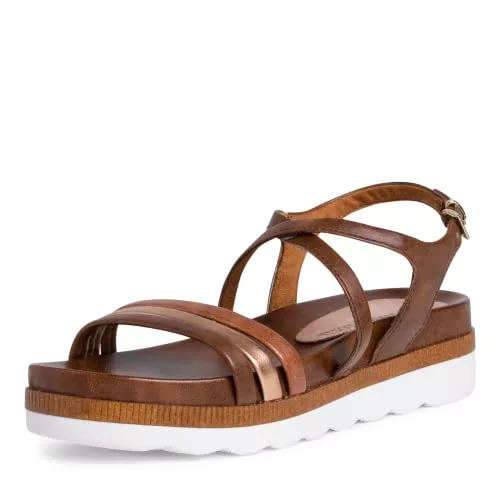 MARCO TOZZI Sandalen & Slides Marco Tozzi Damen 2-2-28403-38 Flache Sandale