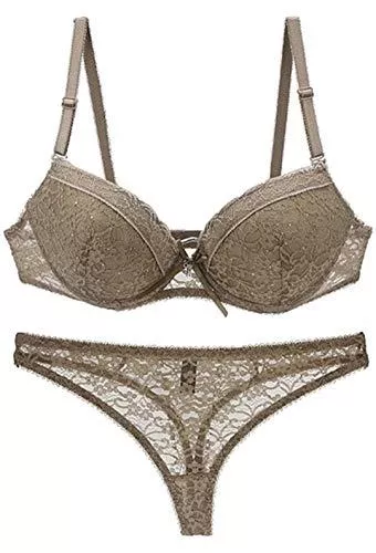 Renost Unterwäsche & Dessous Frauen Plus Size Sexy BH und Slip Set Verstellbare Träger Versammelt Dessous Set