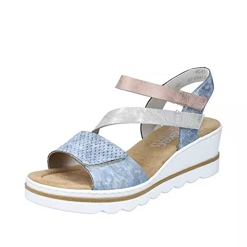 Rieker Sandalen & Slides Rieker Damen Keilsandalen 67454, Frauen Sandalen