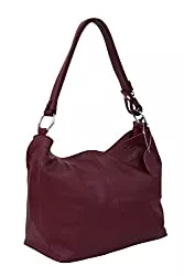 AMBRA Moda Taschen & Rucksäcke AMBRA Moda Damen Leder Handtasche Schultertasche Umhängetasche Hobo bag GL005
