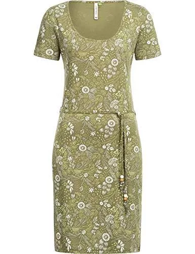 Ragwear Freizeit Ragwear Damen Kleid Dress Sommerkleid Strandkleid Jerseykleid Freizeitkleid Peliada Organic XS-XL