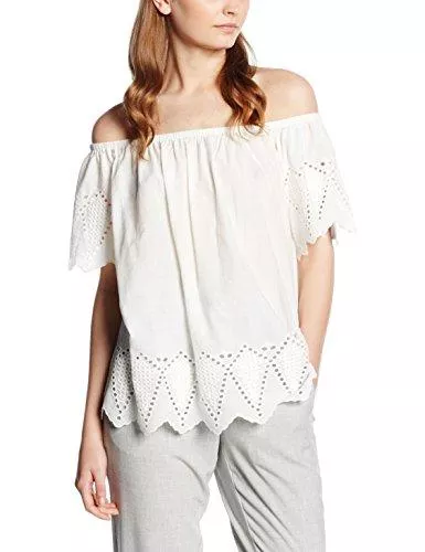 Great Plains Kurzarmblusen Great Plains Damen Virginia Lace Top Bluse