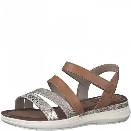 Jana Sandalen & Slides Jana Damen 8-8-28206-28 Flache Sandale