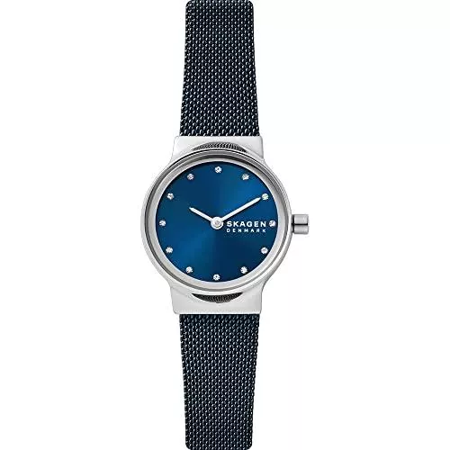 SKAGEN Uhren Skagen Damenuhr Freja Lille Zweizeiger, 26 mm Gehäusegröße, Mindestens 50 % recycelte Edelstahluhr