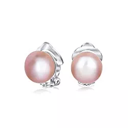 Bling Jewelry Schmuck Button Stil Süßwasser Kultiviert Perle Clip Auf Ball Ohrstecker Für Frauen Sterling Silber Nicht Durchbohrte Ohren Mehr Farben