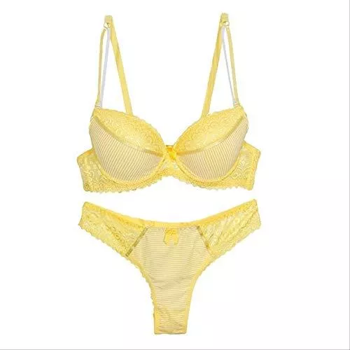 MIBKLPG Unterwäsche & Dessous MIBKLPG Frauen BH Sets Frauen Lace Unterwäsche Set Plus Size BH Push Up Unterwäsche Streifen BH Dessous Set