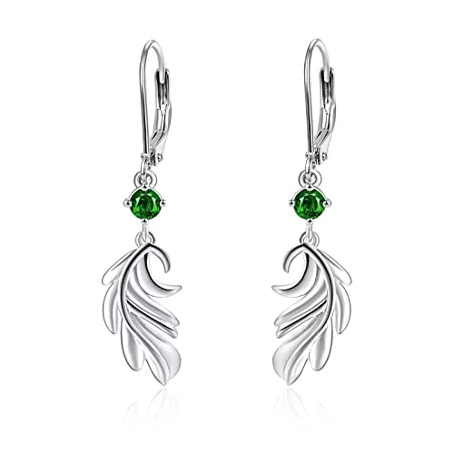 APLOMB Schmuck APLOMB Baum des Lebens/Mond/Blatt/Einhorn/Opal Ohrringe 925 Sterling Silber Ohrringe Original Ohrstecker Bunte Zirkonia Stammbaum Schmuck Geschenke für Frauen Mädchen Mama