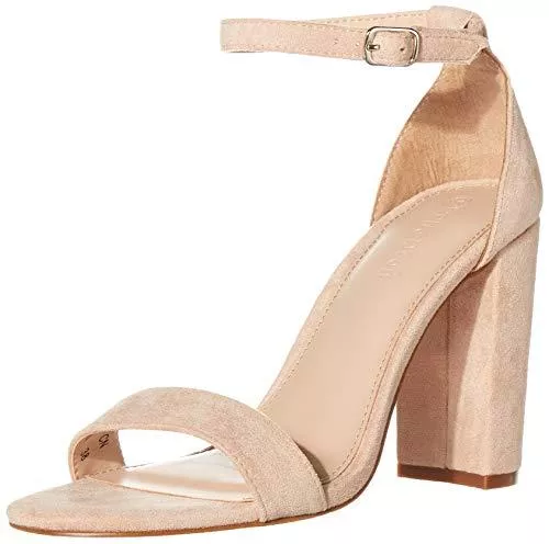 The Drop Sandalen & Slides The Drop Damen Rebecca Riemensandalen mit Hohem Blockabsatz Heeled Sandal