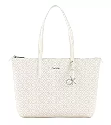 Calvin Klein Taschen & Rucksäcke Calvin Klein CK Must Shopper MD Mono White Mono