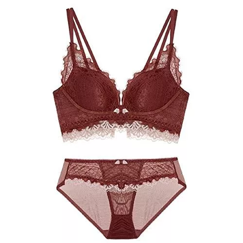 Cwang Unterwäsche & Dessous Cwang Frauen - BH ohne Bügel Bequeme Alltags-BH-Dessous-Sets und Unterwäsche Set Frauen Korsett Liebesanzug