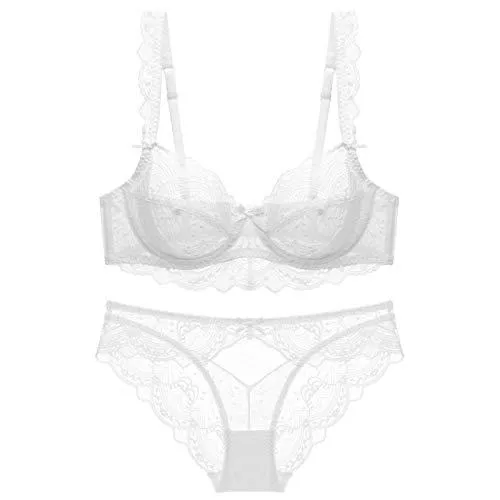 Cwang Unterwäsche & Dessous Cwang Sexy Dessous Set BH Dessous Sexy Erotische Lingerie Höhe Taille Reizwäsche Nachtwäsche Unterwäscshe Lace Spitze Erotik Unterwäsche und Slip Reizwäsche Set