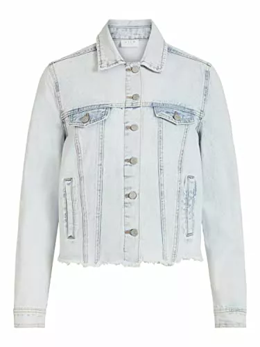 Vila Jacken Vila Damen Jeansjacke Destroyed