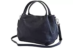 AmbraModa Taschen & Rucksäcke AmbraModa Damen handtasche Henkeltasche Schultertasche aus Echtleder GL023
