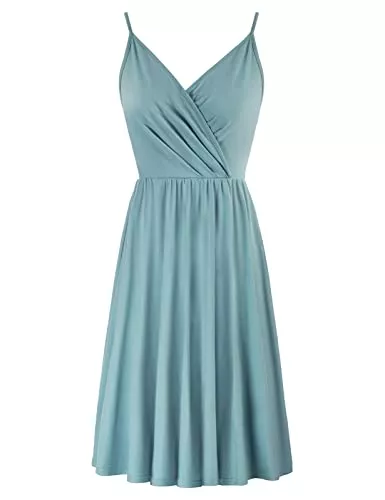 GRACE KARIN Cocktail GRACE KARIN Damen Rockabilly Vintage Faltenrock Knielang Retro Kleid CL865