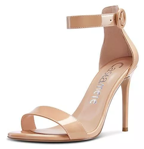 Castamere Sandalen & Slides Castamere Damen High Heels Peep Toe Sandalen Ankle Strap Stilettos 10CM