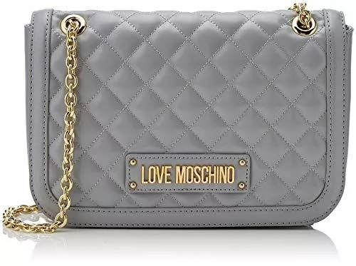 Love Moschino Taschen & Rucksäcke Love Moschino Damen Quilted Nappa Pu Umhngetasche, 15x10x15 Centimeters (W x H x L)