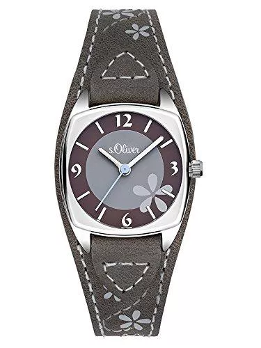 s.Oliver Uhren S.Oliver Damenuhr Analog Quarz mit Lederarmband