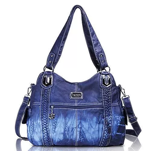 Angel Barcelo Taschen & Rucksäcke Angel Barcelo Roomy Fashion Hobo Damenhandtaschen, Damen Geldbörse, Umhängetaschen Blau