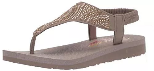Skechers Sandalen & Slides Skechers Damen Meditation-Glass Daisy Flipflop
