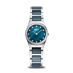 BERING Uhren Bering Damen Analog Quarz Ceramic Collection Armbanduhr mit Edelstahl/Keramik Armband und Saphirglas
