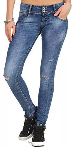 Hailys Jeans Hailys Camila Frauen Jeans blau Basics, Streetwear