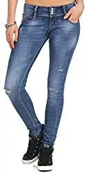 Hailys Jeans Hailys Camila Frauen Jeans blau Basics, Streetwear