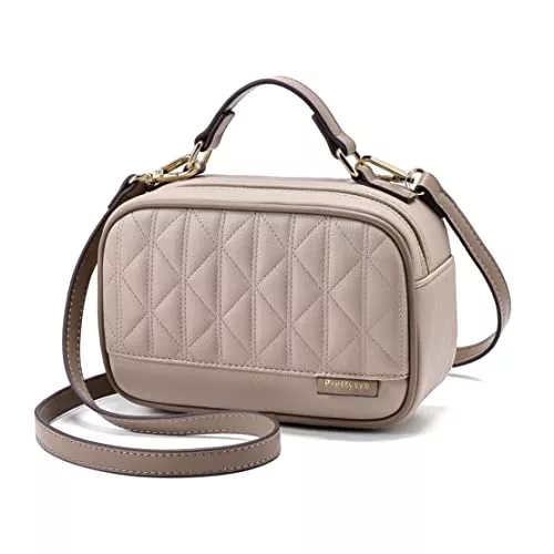 cotwoco Taschen & Rucksäcke cotwoco Damen Umhängetasche Kleine, Frau Mode - Handtaschen Tragetaschen Klassisch Damen Handtasche Messenger Crossbody Tasche, Schultertasche Crossbody Bag, Abendtasch Schultertaschen, Khaki