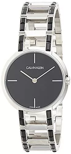 Calvin Klein Uhren Calvin Klein Damen-Uhren Analog Quarz One Size Edelstahl 87503461
