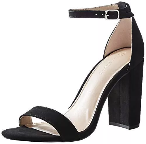 The Drop Sandalen & Slides The Drop Damen Rebecca Riemensandalen mit Hohem Blockabsatz Heeled Sandal