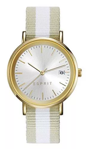 ESPRIT Uhren Esprit Damen Analog Quarz Uhr mit Nylon Armband ES108362002