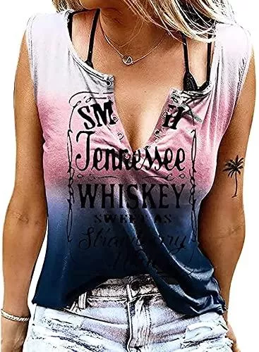 CM C&amp;M WODRO Tops Damen Sommer Casual Tank Top Frauen Ärmellose Basic T Shirt schwarz Locker Oberteile Sexy V-Ausschnitt Weste Tunika Blusentop