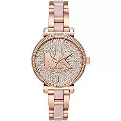 Michael Kors Uhren Michael Kors Damen Analog Quarz Uhr mit Edelstahl Armband MK4336