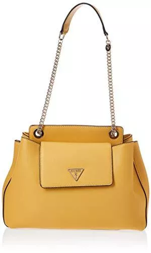 GUESS Taschen & Rucksäcke Guess Sandrine Shoulder Satchel Yellow