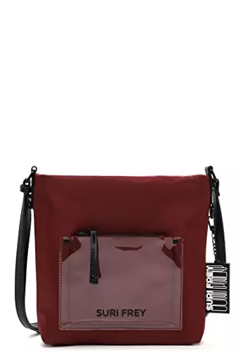 SURI FREY Taschen & Rucksäcke SURI FREY Umhängetasche SURI Black Label Tessy 16050 Damen Handtaschen Uni wine 690 One Size