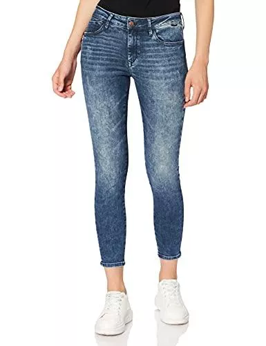 Mavi Jeans Mavi Damen Adriana Ankle Jeans, Blau (Random Shaded Glam 27937), W26