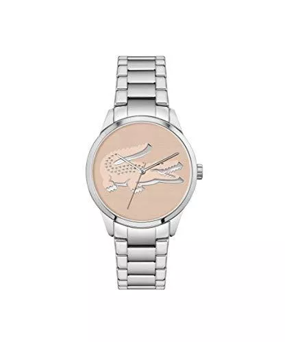 LACOSTE Uhren Lacoste Damen Analog Quarz Armbanduhr Ladycroc mit Edelstahlarmband
