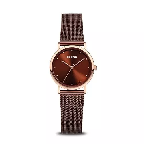 BERING Uhren Bering Damen Analog Quarz Classic Collection Armbanduhr mit Edelstahl Armband und Saphirglas