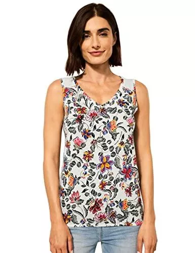 Cecil Ärmellose Blusen Cecil Damen Sommertop Floral