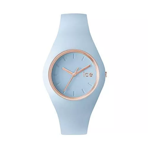 ICE-WATCH Uhren Ice-Watch - ICE glam pastel Lotus - Blaue DamenUhr mit Silikonarmband