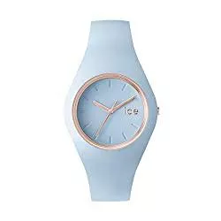 ICE-WATCH Uhren Ice-Watch - ICE glam pastel Lotus - Blaue DamenUhr mit Silikonarmband